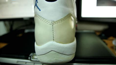 white patent leather yellowing